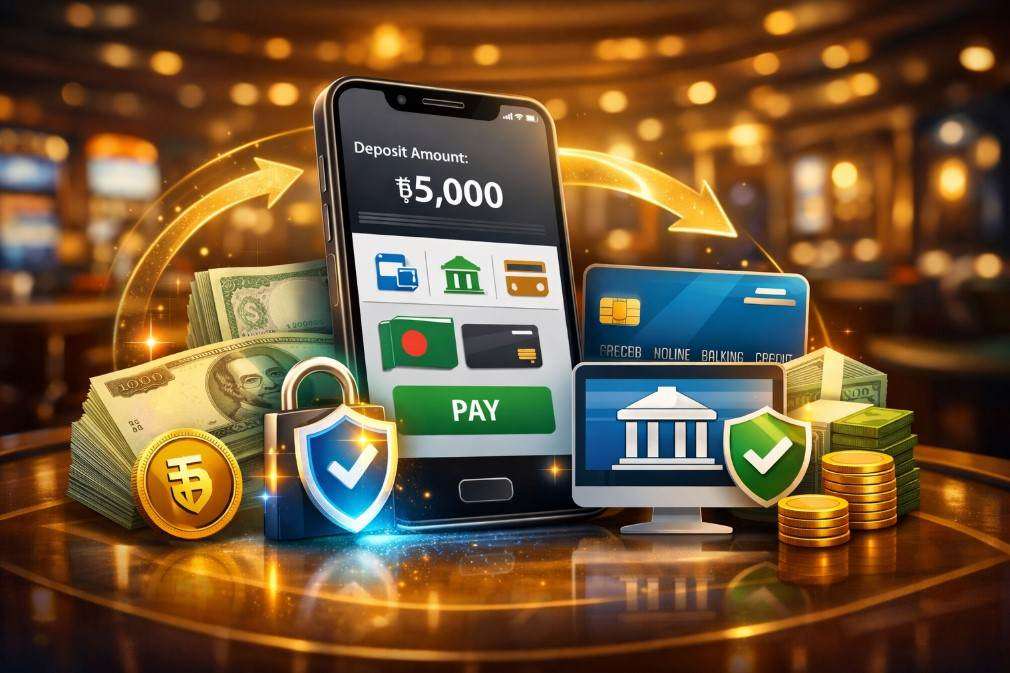 BetVisa Bangladesh payment methods interface for deposits and withdrawals