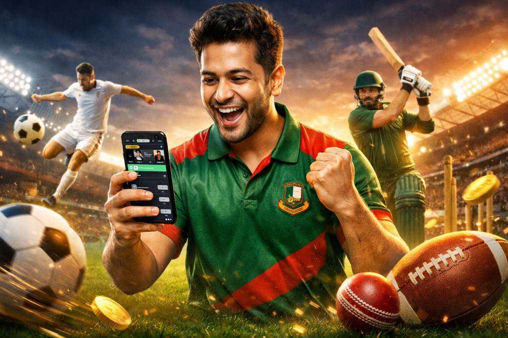 বাংলাদেশের ব্যবহারকারীদের জন্য BetVisa মোবাইল স্পোর্টস বেটিং অভিজ্ঞতার ভিজ্যুয়াল